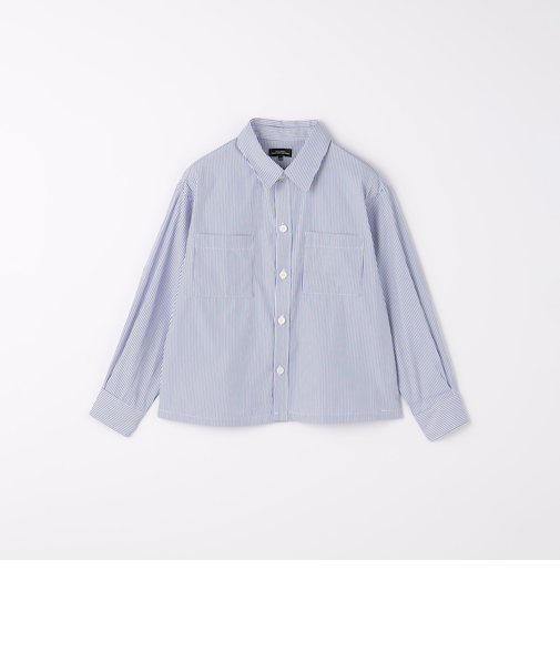 ストライプ コーチシャツ / キッズ  100cm-130cm