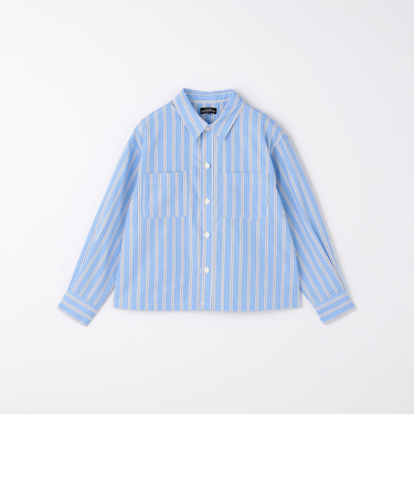 ストライプ コーチシャツ / キッズ  100cm-130cm