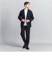 【WARDROBE SMART】MILPA リラックス セットアップ/ジャケット＆イージーパンツ