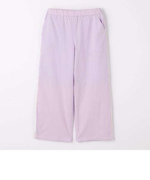 ジャカード パイピング ワイドパンツ / キッズ  100cm-130cm