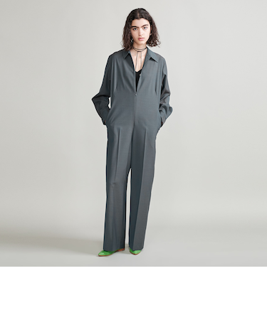 ＜H＞トロピカル ジップオールインワン