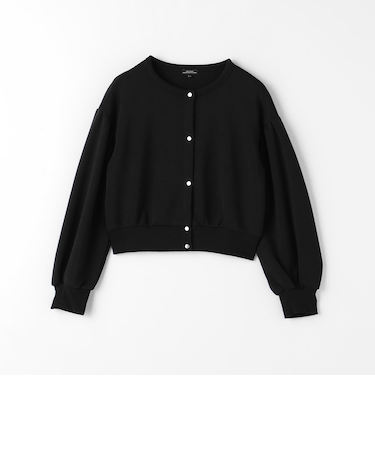 裏毛 袖ボリューム スウェットカーディガン / キッズ 140cm-160cm