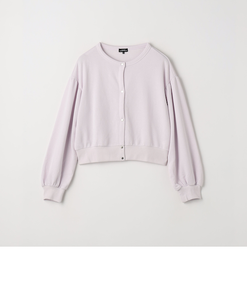 裏毛 袖ボリューム スウェットカーディガン / キッズ 140cm-160cm