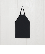 ＜H＞TCリブホルターネックニット