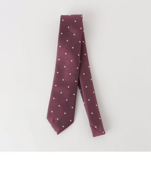 GLR ポリエステル ウォッシャブル ドット ネクタイ