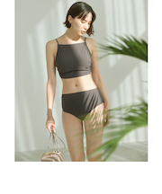 ハイネック ビスチェ&ショーツ スイムウェア / 水着