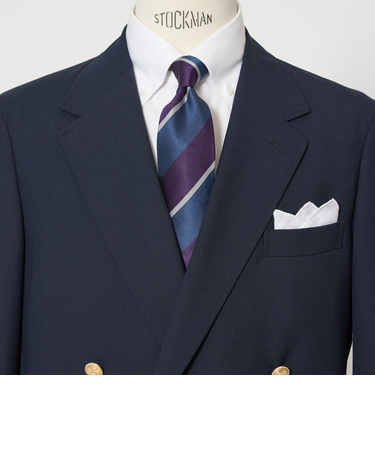 GLR シルク2 8.0cm ストライプ3 ネクタイ