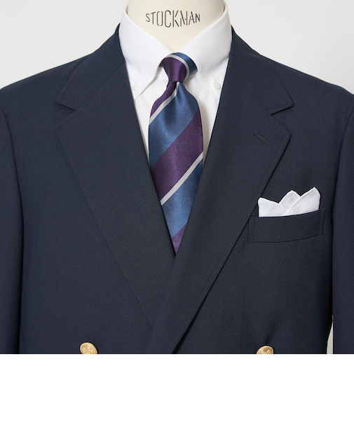 GLR シルク2 8.0cm ストライプ3 ネクタイ