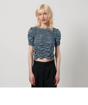 ＜H＞ハイゲージコットン シャーリングプルオーバー