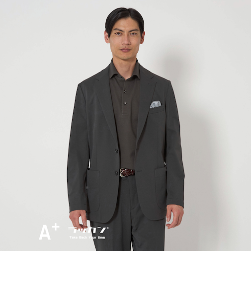 A+ ラッカンジャージ 2B スタンダード ジャケット -ウォッシャブル・ストレッチ・吸水速乾-