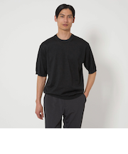 ラミー ナイロン プレーティング ニット Tシャツ