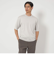 ラミー ナイロン プレーティング ニット Tシャツ