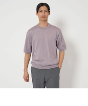 ラミー ナイロン プレーティング ニット Tシャツ