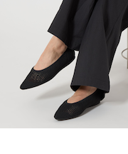 ウェルネスシアーニット フラットシューズ / ニットシューズ