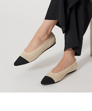 ウェルネスシアーニット フラットシューズ / ニットシューズ