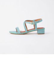 パデッドクロス サンダル（3cmヒール）