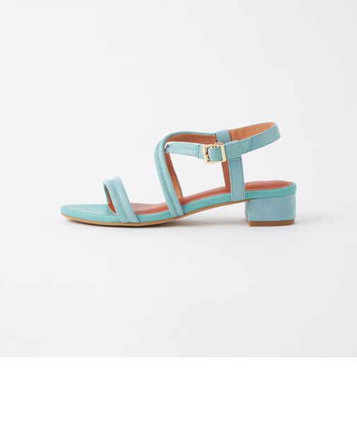 パデッドクロス サンダル（3cmヒール）