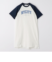 ラグランT ワンピース / キッズ  100cm-130cm