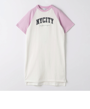 ラグランT ワンピース / キッズ  100cm-130cm