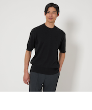 ＜gicipi＞アラゴースタ クルーネック 半袖 ニット