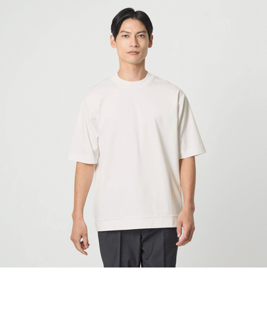 A+ COOL スムース クルーネック カットソー -接触冷感・抗菌-