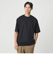 A+ COOL スムース クルーネック カットソー -接触冷感・抗菌-