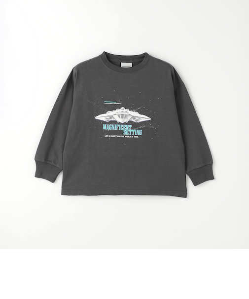 【別注】＜URBAMENT＞SPACE ロングスリーブ Tシャツ 100cm-130cm