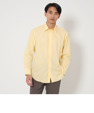 コットン 100/2 ブロード レギュラーカラー シャツ -イージーアイロン-