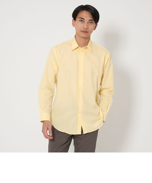 コットン 100/2 ブロード レギュラーカラー シャツ -イージーアイロン-