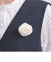 サテンローズ 2ＷAY コサージュ