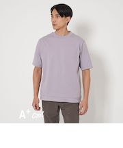 A+ COOL ビズ クルーネック カットソー -接触冷感・吸水速乾-