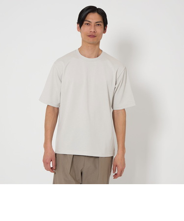 A+ バーズアイ クルーネック カットソー