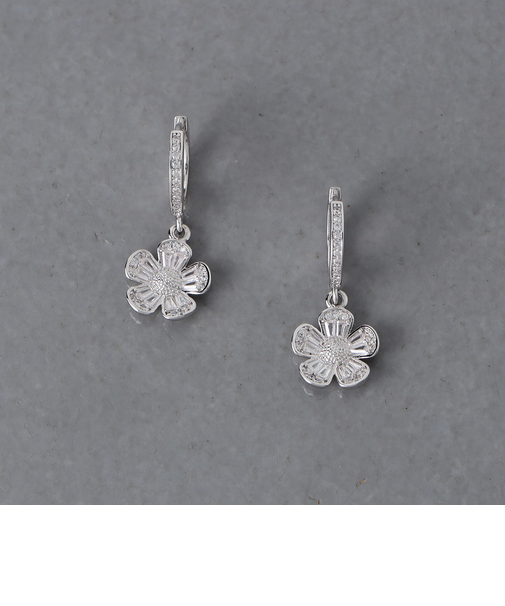 フラワービジュー フープピアス