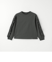 袖フリル ロングスリーブ Tシャツ / キッズ  100cm-130cm