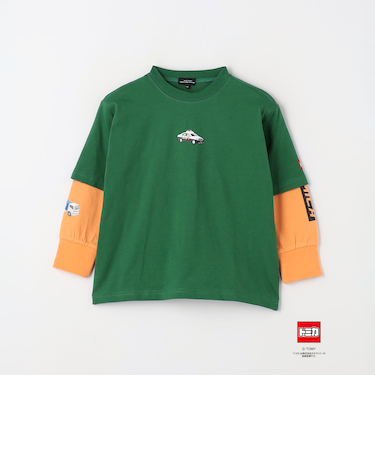 【別注】＜TOMICA＞レイヤード ロングスリーブ Tシャツ / キッズ  100cm-120cm
