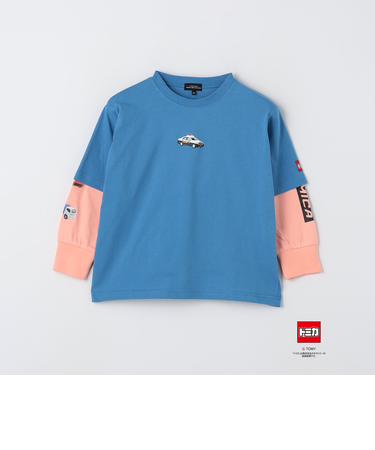 【別注】＜TOMICA＞レイヤード ロングスリーブ Tシャツ / キッズ  100cm-120cm