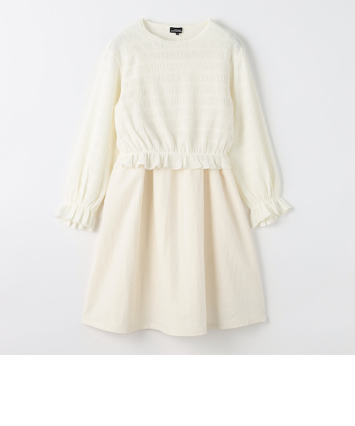 キャミワンピース+ロングスリーブ プルオーバー セット / キッズ  100cm-130cm