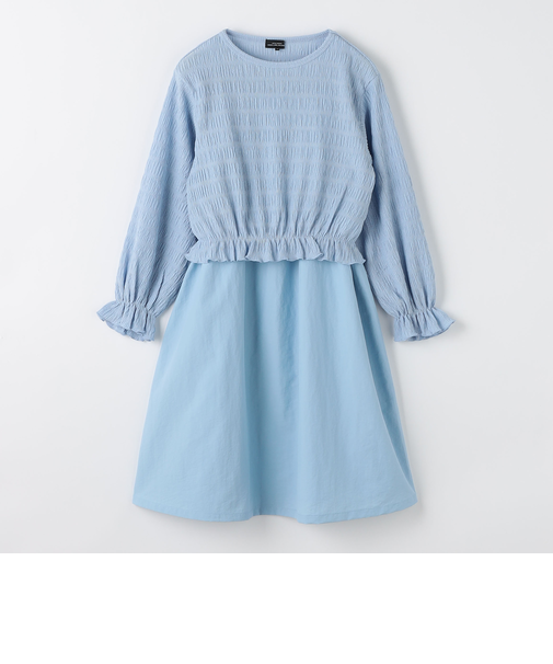 キャミワンピース+ロングスリーブ プルオーバー セット / キッズ  100cm-130cm