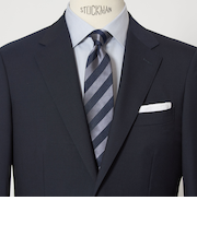 GLR シルク3 8.0cm ストライプ2 ネクタイ