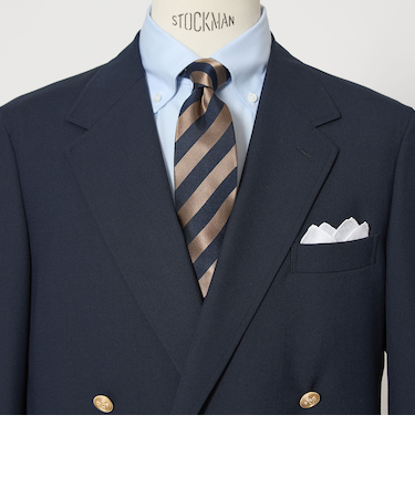 GLR シルク3 8.0cm ストライプ2 ネクタイ