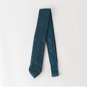 GLR ポリエステル ウォッシャブル ニット ドット ネクタイ ニットタイ