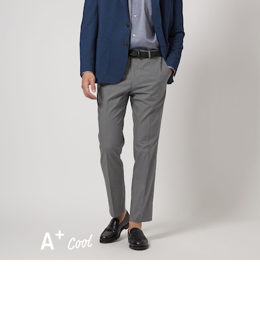 A+ COOL TCシャーク アジャスター スラックス -ストレッチ・接触冷感・クリースキープ-
