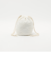 フラワー 巾着 ポーチ / 巾着バッグ / キッズ