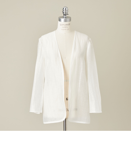 conte＞シアー ノーカラージャケット｜ユナイテッドアローズ