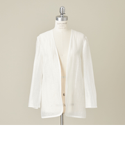 ＜conte＞シアー  ノーカラージャケット