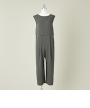 ＜conte＞タック ノースリーブ オールインワン