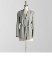 ノーカラー ジャケット