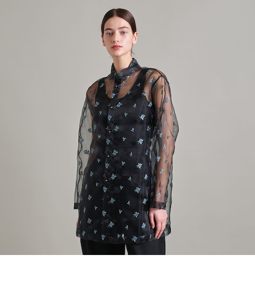 ＜LOEFF＞ブルーベリー エンブロイダリー シャツ　サイズ0/S LOEFF＞ブルーベリー エンブロイダリー シャツ｜ユナイテッドアローズ
