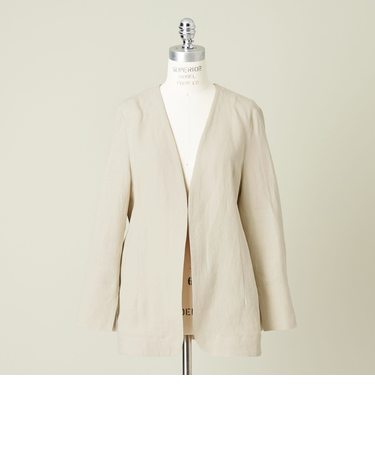 ＜conte＞ペーパー ノーカラージャケット