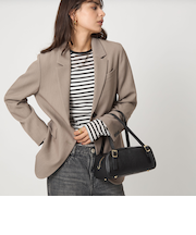 ＜PRATO MADE IN ITALY＞ワイドボストンバッグ